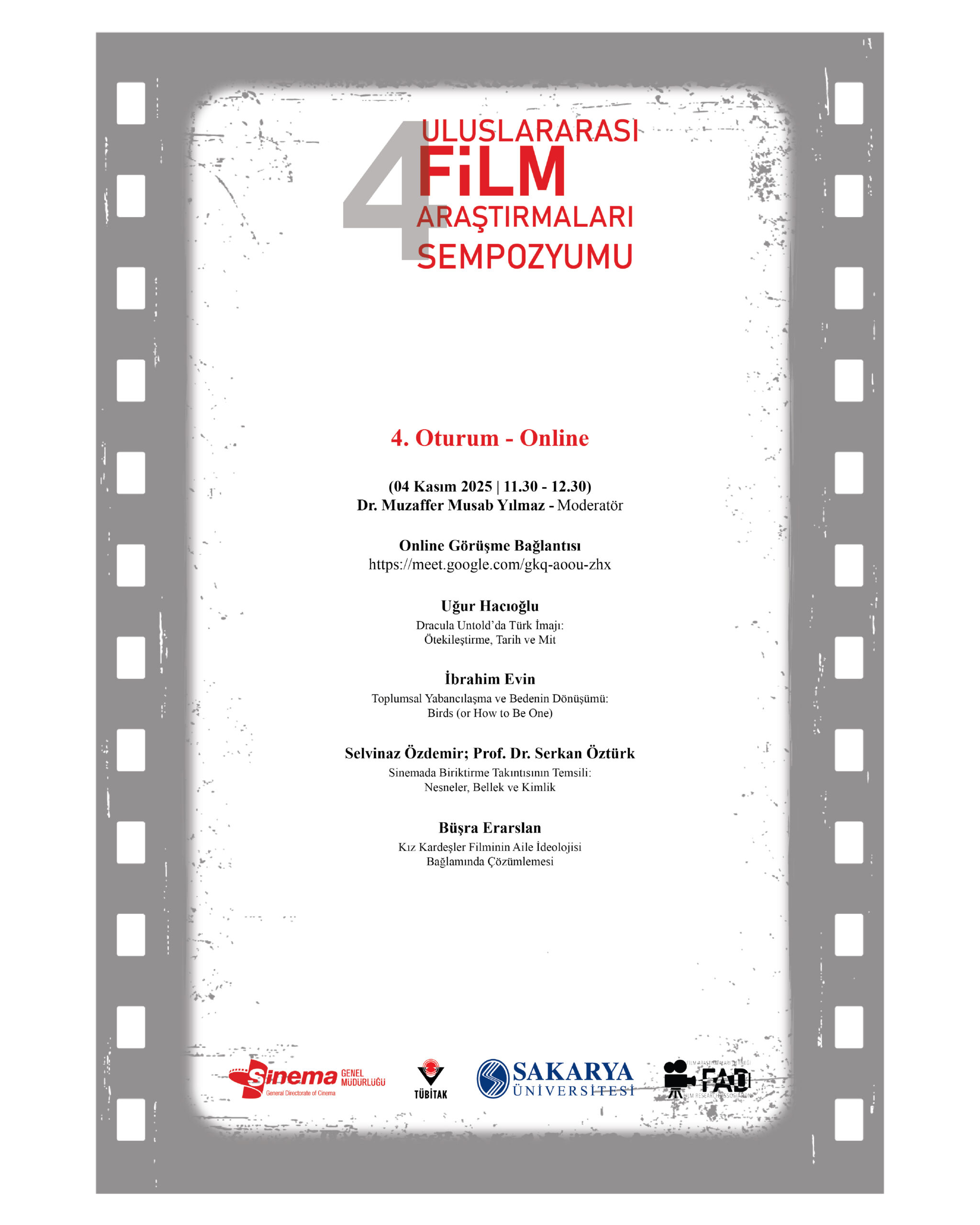 Sempozyum Program Takvimi - Gün 4