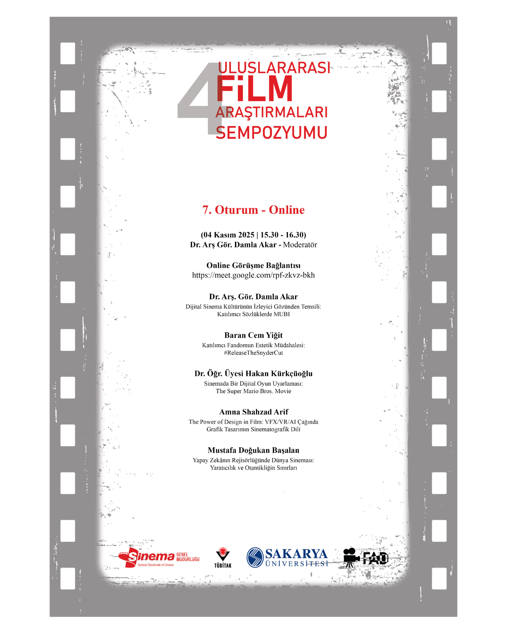 Sempozyum Program Takvimi - Gün 8