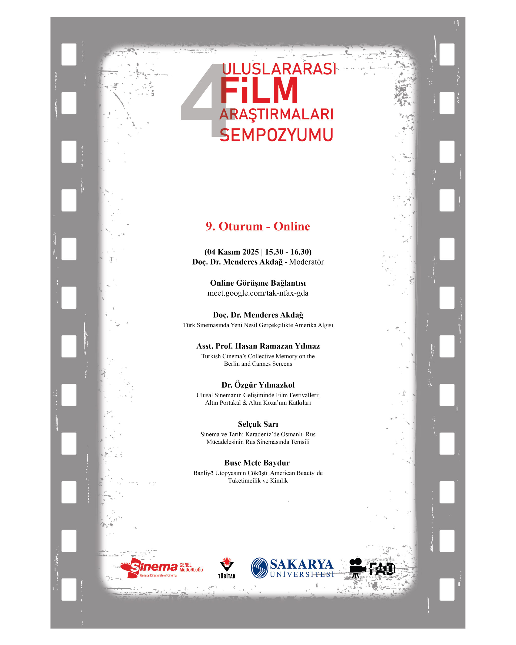 Sempozyum Program Takvimi - Gün 10